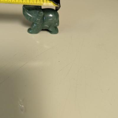 Small Jade Elephant Statue
