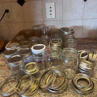 PINT AND JELLY CANNING JARS