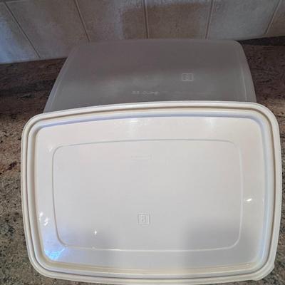 KITCHEN DRAWER METAL ORGANIZER, TUPPERWARE CAKE HOLDER AND MORE