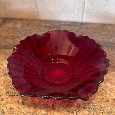 PRINCESS HOUSE VERSATILITY VASE, CONDIMENT BOWLS AND CRACKLE GLASS VASE