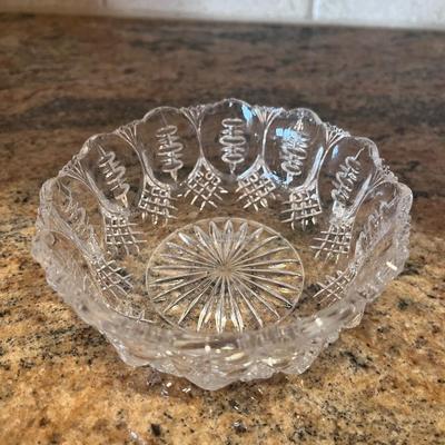 PRINCESS HOUSE VERSATILITY VASE, CONDIMENT BOWLS AND CRACKLE GLASS VASE