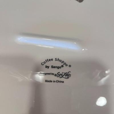 SANGO 18" PLATTER AND MATCHING PITCHER DESIGNED BY SUE LIPKIN