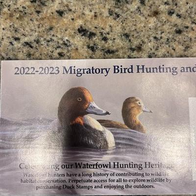 2005-2006 & 2022-2023 US FISH & WILDLIFE MIGRATORY BIRD HUNTING AND CONSERVATION STAMPS