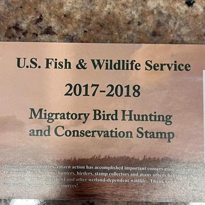 2005-2006 & 2017-2018 US FISH & WILDLIFE MIGRATORY BIRD HUNTING AND CONSERVATION STAMPS
