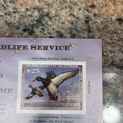 2006-2007 & 2018-2019 US FISH & WILDLIFE MIGRATORY BIRD HUNTING AND CONSERVATION STAMPS
