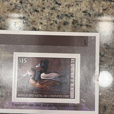 2007-2008 & 2021-2022 US FISH & WILDLIFE MIGRATORY BIRD HUNTING AND CONSERVATION STAMPS