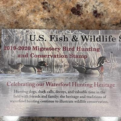 2019-2020 & 2012-2013 US FISH & WILDLIFE MIGRATORY BIRD HUNTING AND CONSERVATION STAMPS