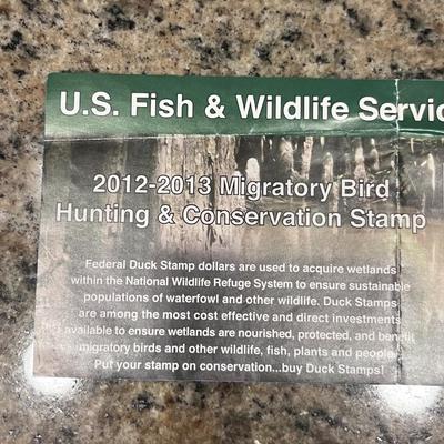 2019-2020 & 2012-2013 US FISH & WILDLIFE MIGRATORY BIRD HUNTING AND CONSERVATION STAMPS