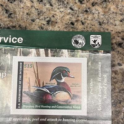2019-2020 & 2012-2013 US FISH & WILDLIFE MIGRATORY BIRD HUNTING AND CONSERVATION STAMPS