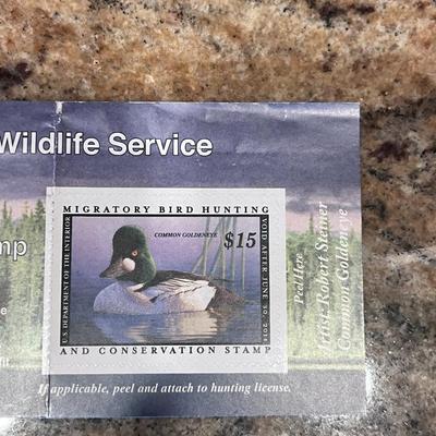 2017-2018 & 2013-2014 US FISH & WILDLIFE MIGRATORY BIRD HUNTING AND CONSERVATION STAMPS
