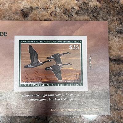 2017-2018 & 2013-2014 US FISH & WILDLIFE MIGRATORY BIRD HUNTING AND CONSERVATION STAMPS