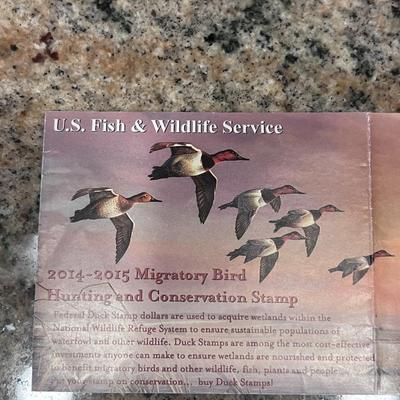 2023-2024 & 2014-2015 US FISH & WILDLIFE MIGRATORY BIRD HUNTING AND CONSERVATION STAMPS