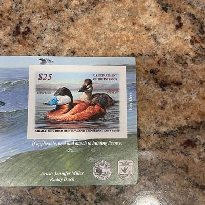 2011-2012 & 2015-2016 US FISH & WILDLIFE MIGRATORY BIRD HUNTING AND CONSERVATION STAMPS