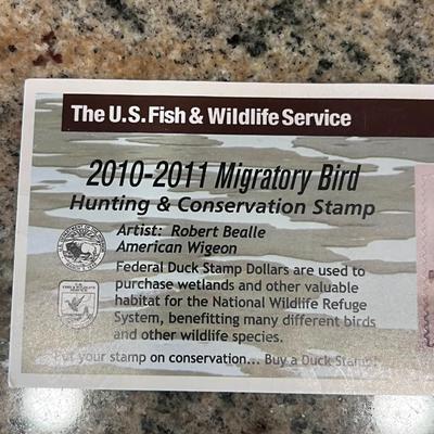 2010-2011 & 2015-2016 US FISH & WILDLIFE MIGRATORY BIRD HUNTING AND CONSERVATION STAMPS