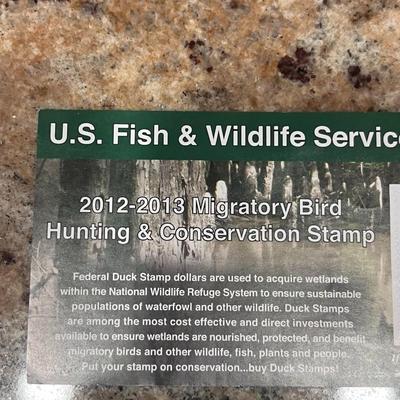 2012-2013 & 2016-2017 US FISH & WILDLIFE MIGRATORY BIRD HUNTING AND CONSERVATION STAMPS