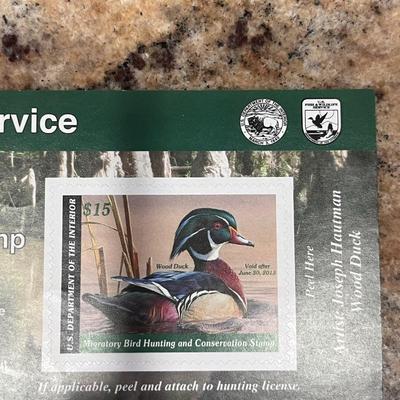 2012-2013 & 2016-2017 US FISH & WILDLIFE MIGRATORY BIRD HUNTING AND CONSERVATION STAMPS