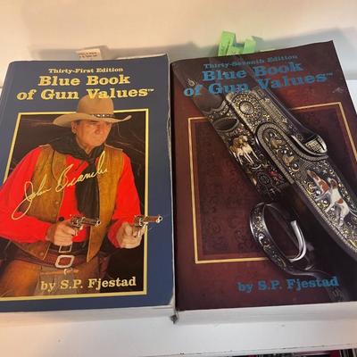 31st & 37th EDITIONS OF BLUE BOOK GUN VALUES AND 2003 CATALOG OF FIREARMS