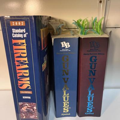 31st & 37th EDITIONS OF BLUE BOOK GUN VALUES AND 2003 CATALOG OF FIREARMS