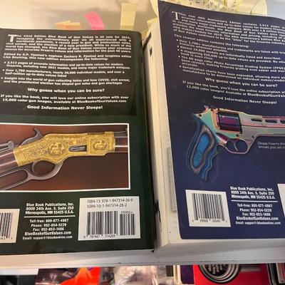 40th & 42nd EDITIONS OF BLUE BOOK GUN VALUES