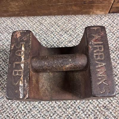 FAIRBANKS 50 LB WEIGHT