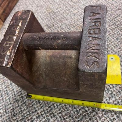 FAIRBANKS 50 LB WEIGHT