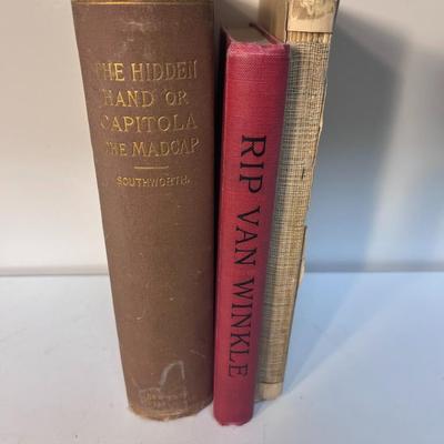 3 ANTIQUE AND VINTAGE BOOKS
