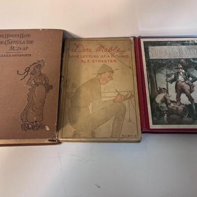 3 ANTIQUE AND VINTAGE BOOKS