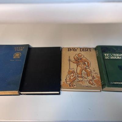 4 ANTIQUE AND VINTAGE BOOKS