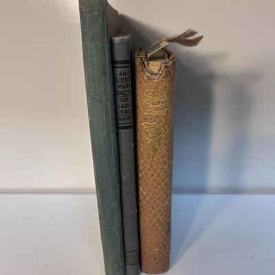 3 ANTIQUE BOOKS