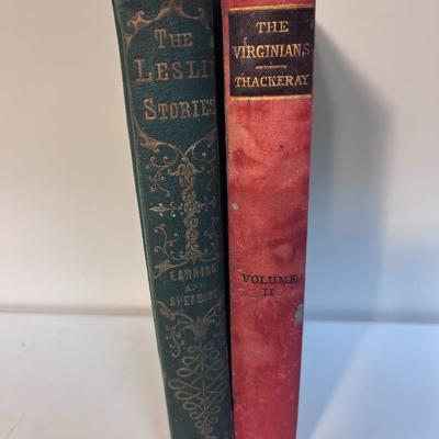 2 ANTIQUE BOOKS