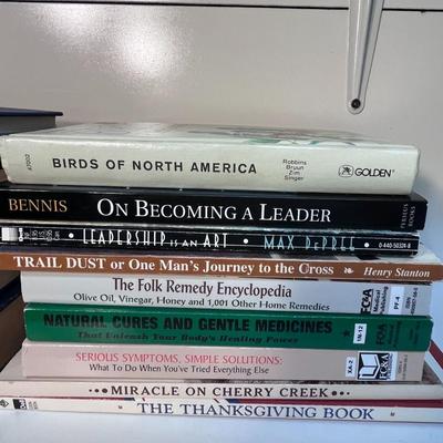 AN ASSORTMENT OF BOOKS