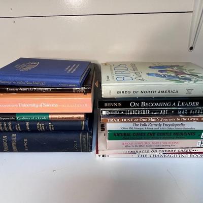 AN ASSORTMENT OF BOOKS