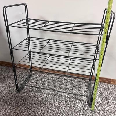 HEAVY METAL SHELF AND A TRUNK WITH A KEY