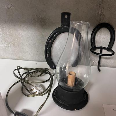 HORSESHOE WALL SCONCES AND PLANT HOLDERS