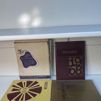 LATE 1960's WIZARD HIGH SCHOOL YEAR BOOKS