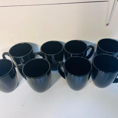 8 NEW CORELLE STONEWARE COFFEE MUGS