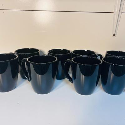8 NEW CORELLE STONEWARE COFFEE MUGS