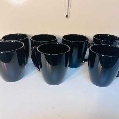 7 NEW CORELLE STONEWARE COFFEE MUGS