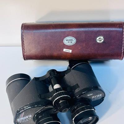 EMPIRE 7 X 35 BINOCULARS WITH CASE AND A SCOTCH GAME DUCK CALL