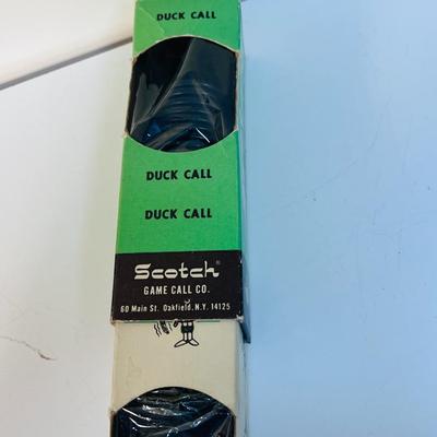 EMPIRE 7 X 35 BINOCULARS WITH CASE AND A SCOTCH GAME DUCK CALL