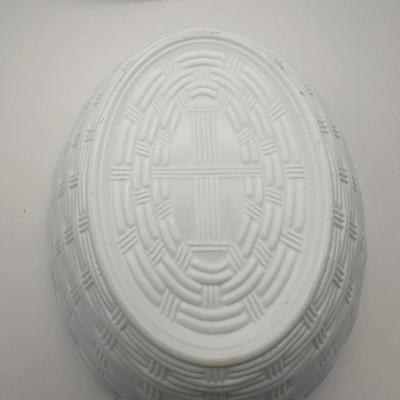 Milk Glass Hen on Nest Covered Glass