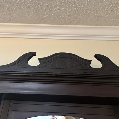 Victorian Revival Style Dresser with Mirror