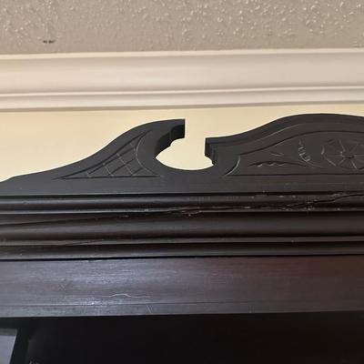 Victorian Revival Style Dresser with Mirror