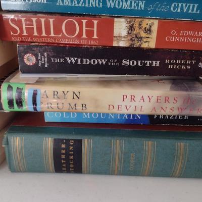 Assortment of Civil War Related Books Mostly Non-Fiction Choice D