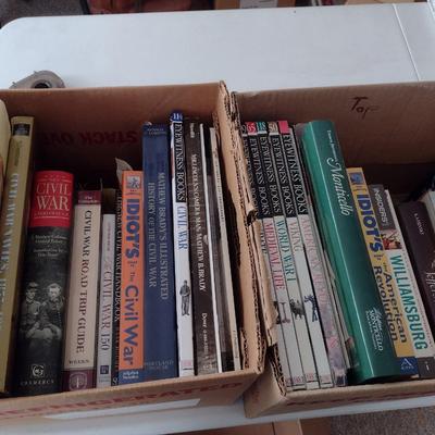 Assortment of Civil War Related Books Mostly Non-Fiction Choice E