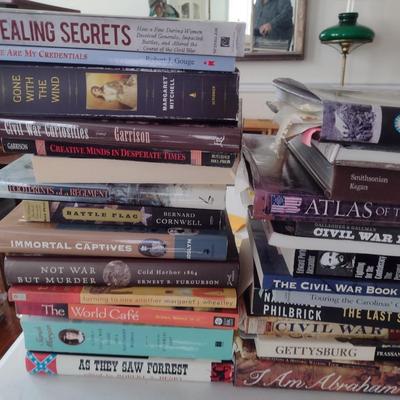 Assortment of Civil War Related Books Mostly Non-Fiction Choice F