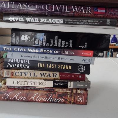Assortment of Civil War Related Books Mostly Non-Fiction Choice F