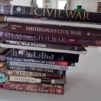 Assortment of Civil War Related Books Mostly Non-Fiction Choice F