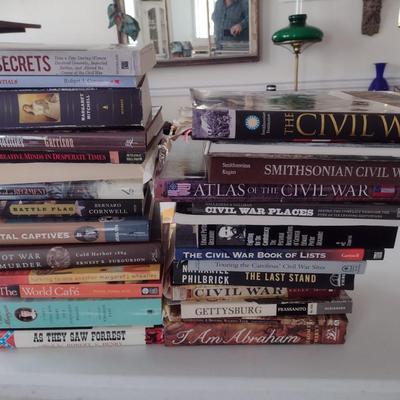 Assortment of Civil War Related Books Mostly Non-Fiction Choice F