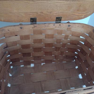 Splint Wood Picnic Basket